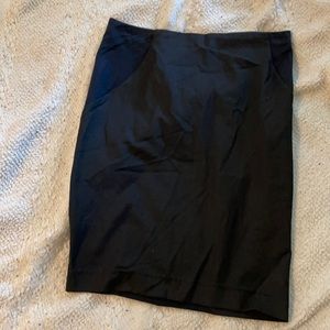 Black pencil skirt